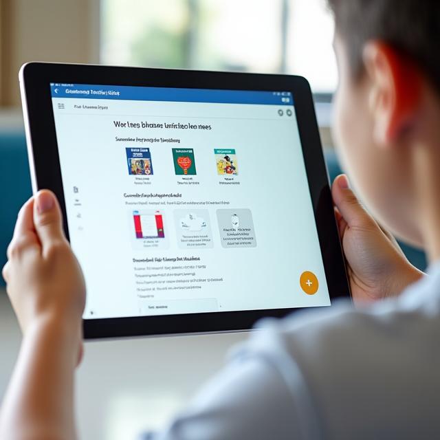 Accessible learning interface for special needs