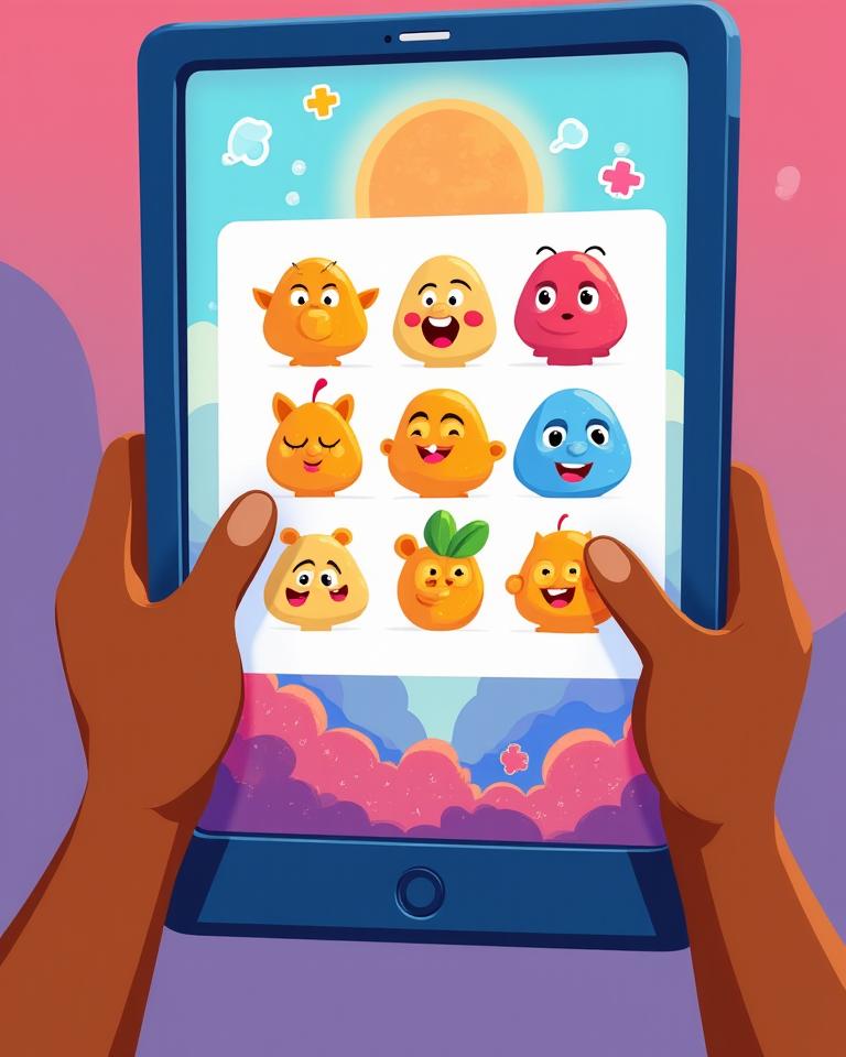 Gamified brain training interface for children