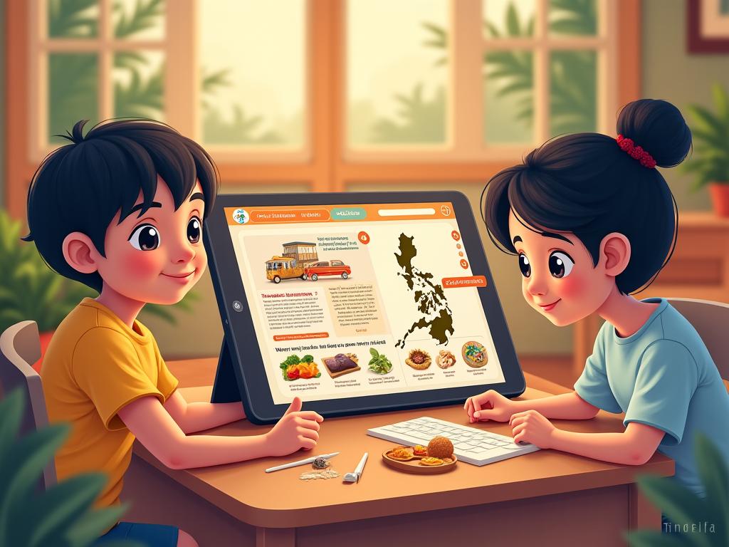Filipino language and cultural learning content